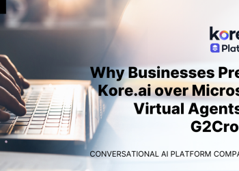 Why Companies Favor Kore.ai over Microsoft Digital Brokers on G2Crowd