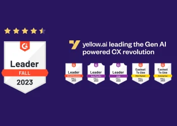 Yellow.ai main the gen AI-powered conversational AI revolution – G2 Fall Reviews 2023