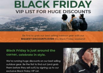 Increasing Black Friday sales with an early-bird list (and generating $26K in revenue)