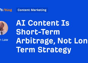 AI Content Is Short-Term Arbitrage, Not Long-Term Strategy