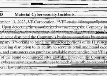 How companies describe cyber incidents in SEC filings