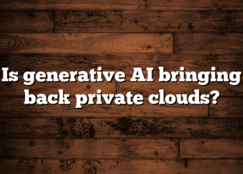 Is generative AI bringing back private clouds?