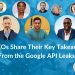 20 SEOs Share Their Key Takeaways From the Google API Leaks