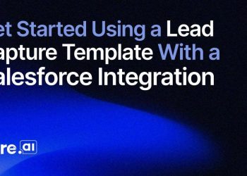 Get Started Using a Lead Capture Template with a Salesforce Integration