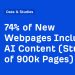 74% of New Webpages Include AI Content (Study of 900k Pages)