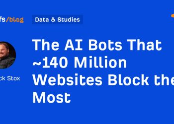 The AI Bots That ~140 Million Websites Block the Most