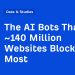 The AI Bots That ~140 Million Websites Block the Most