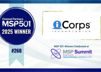 iCorps Technologies Ranked on Channel Partners 2025 MSP 501