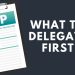 What Tasks Founders Should Delegate First