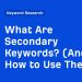 What Are Secondary Keywords? (And How to Use Them)